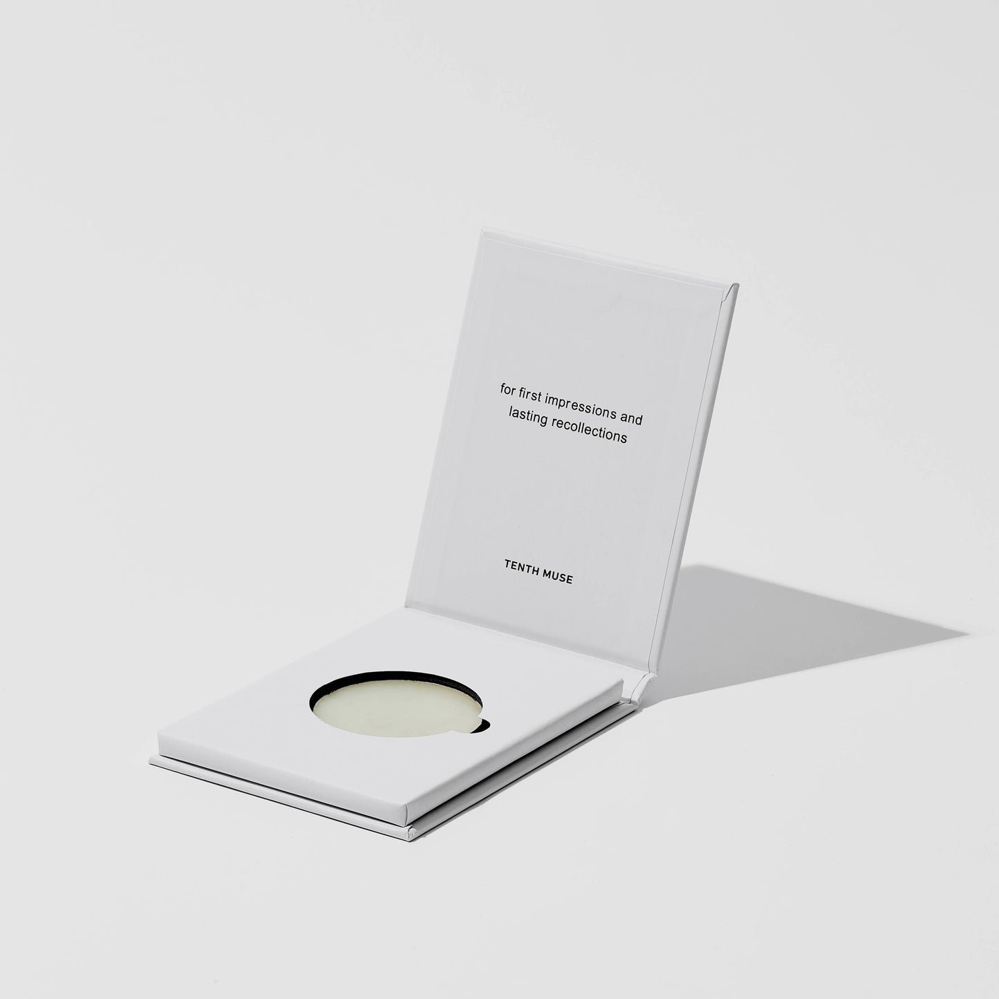 Clean Girl Solid Perfume Balm compact open showing smooth balm surface