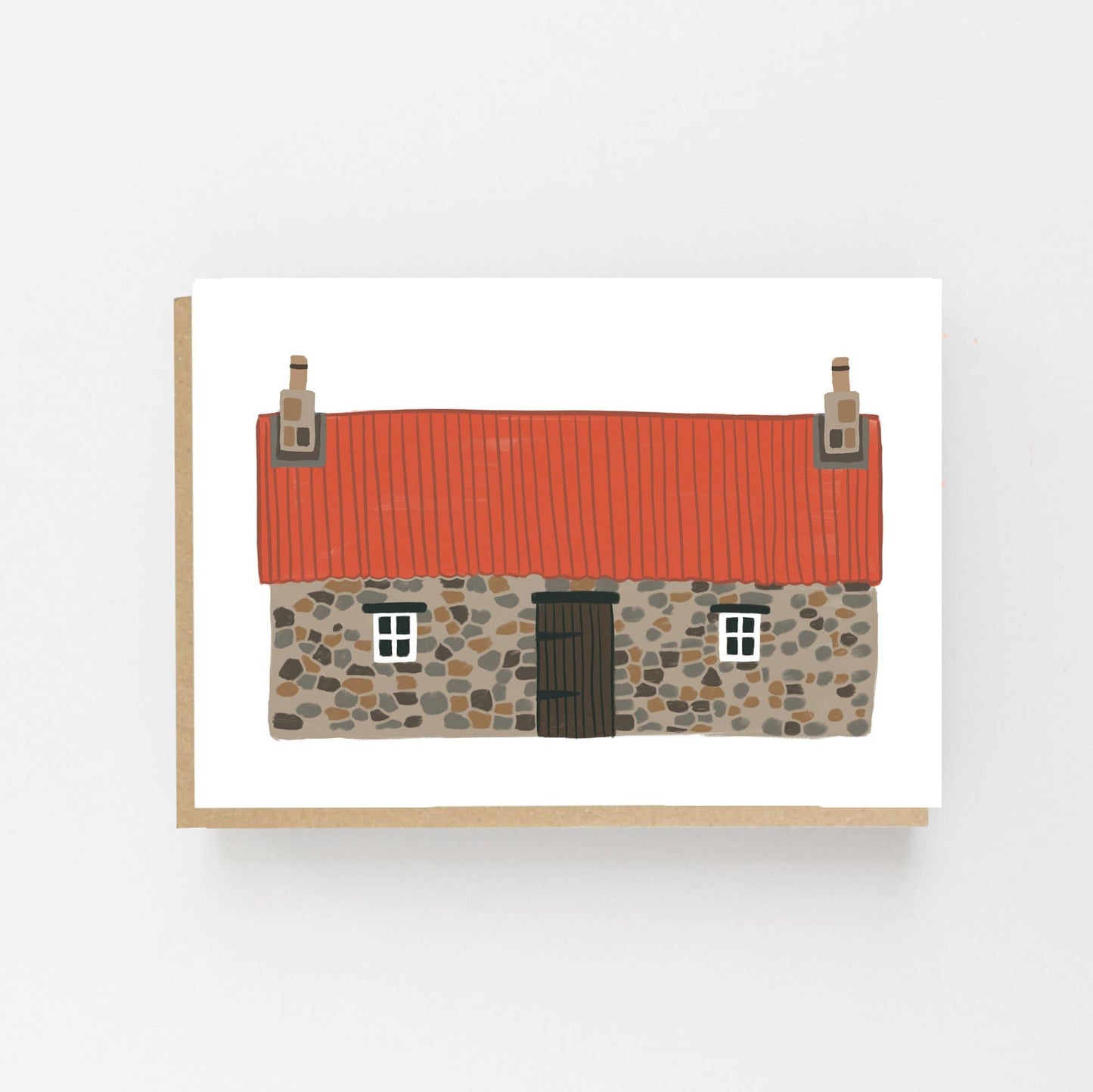 Scottish Cottage Greetings Card