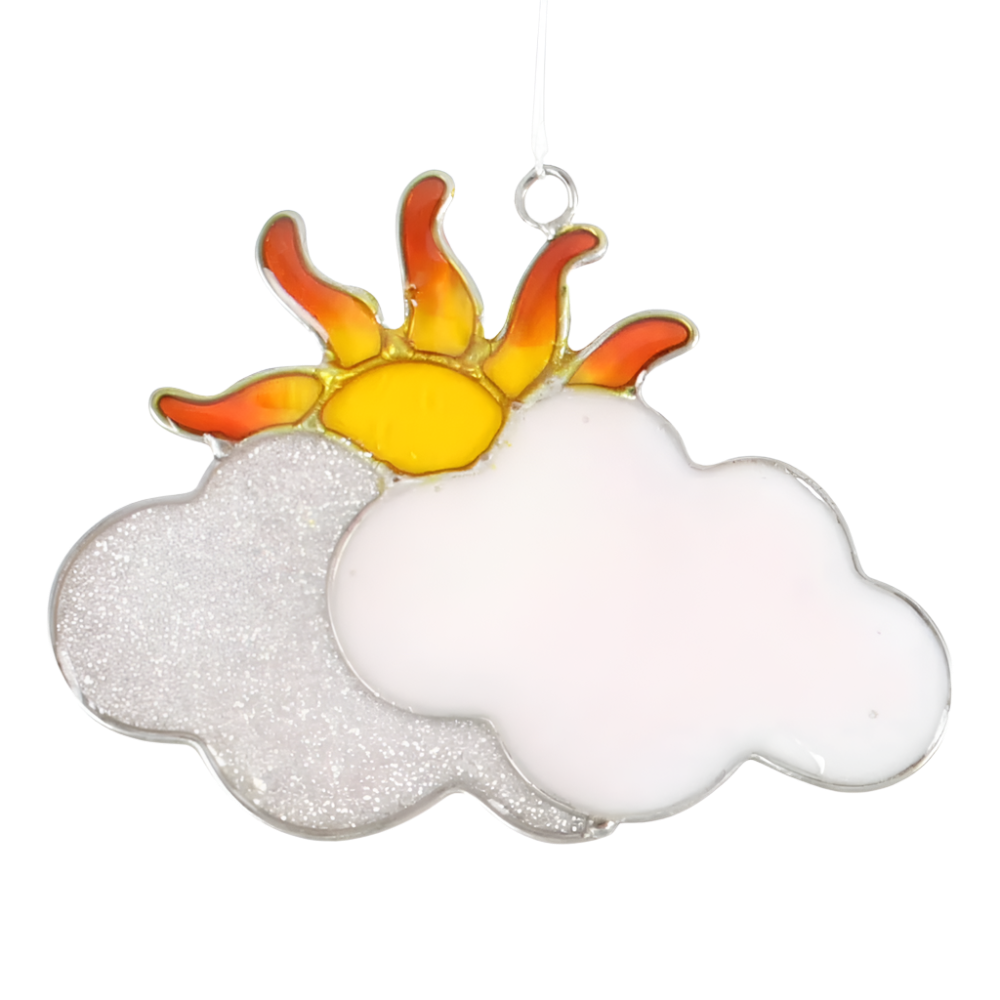 Every Cloud Has A Silver Lining Suncatcher