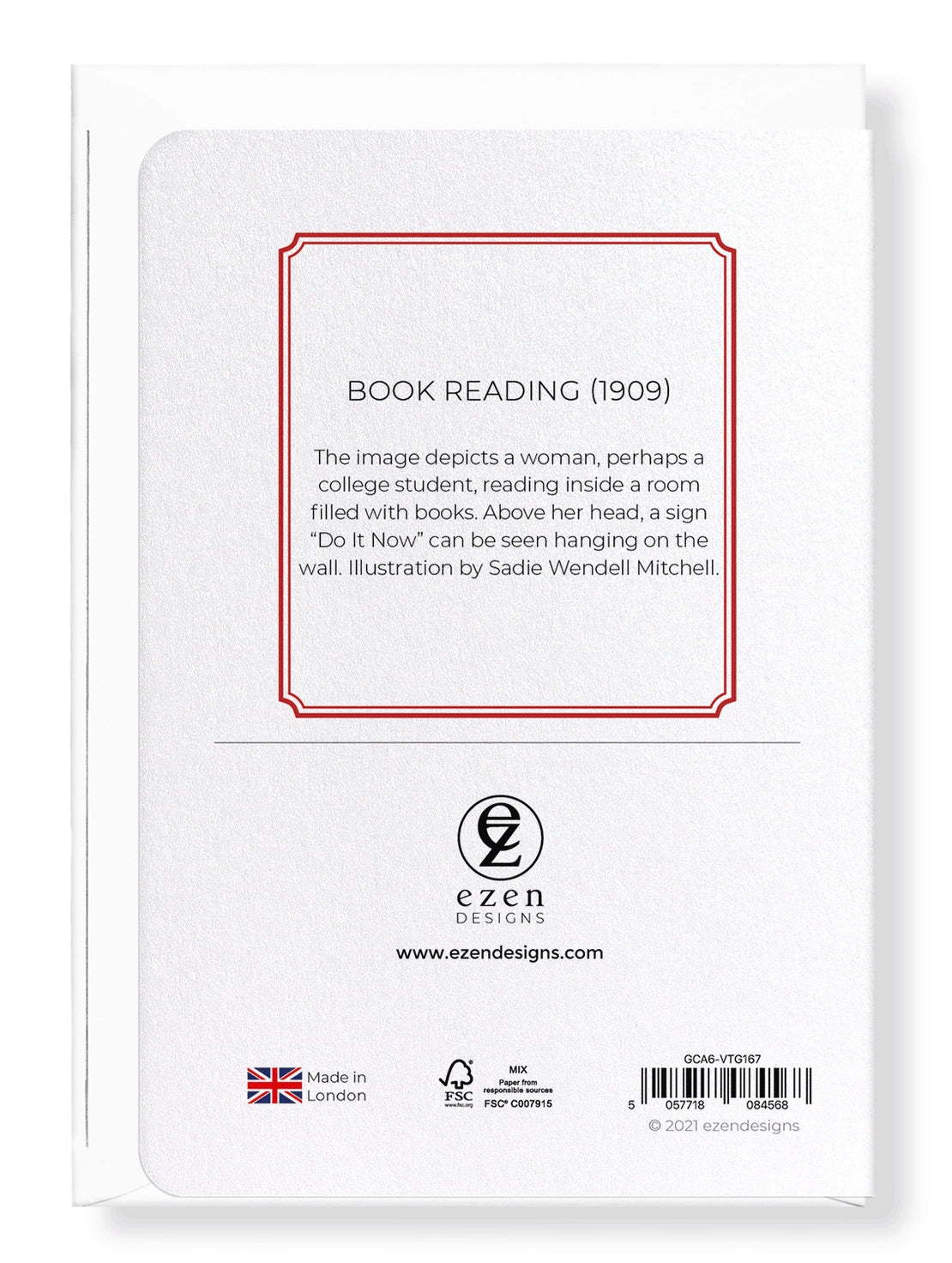 ‘Do It Now’ Book Lover Greetings Card