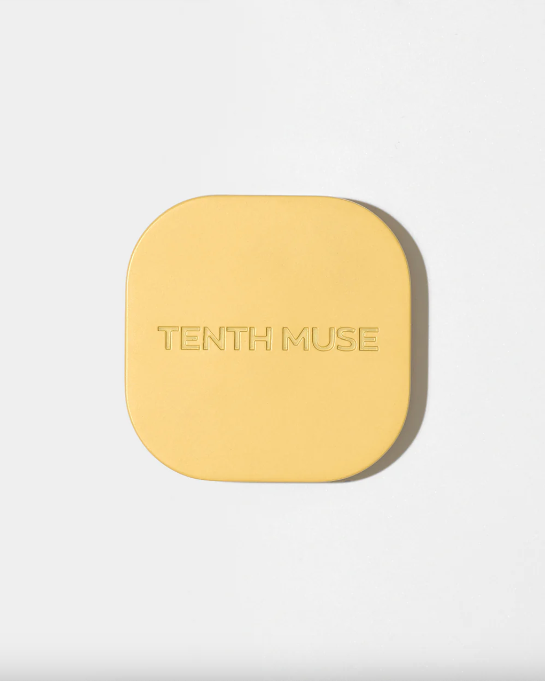 Butter Refillable Vessel in bright yellow, closed
