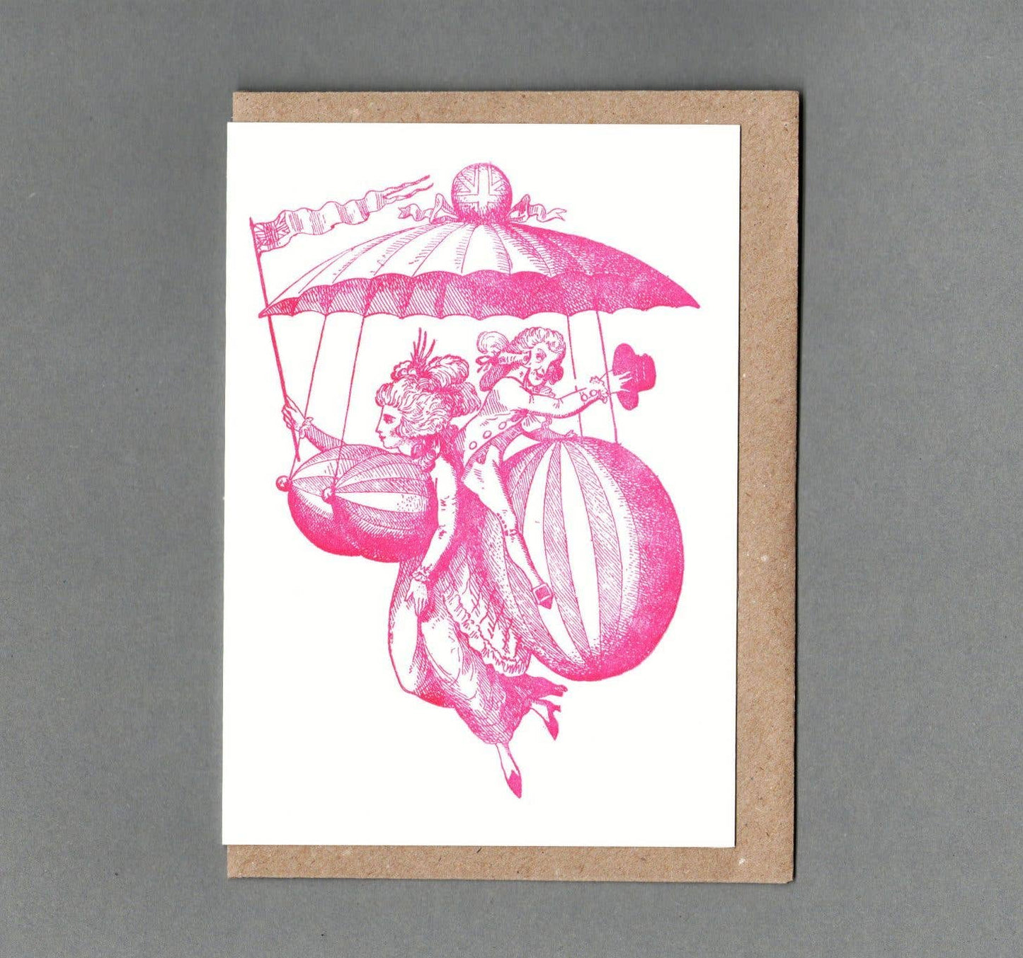 Conveyance to the Regions of Folly – Eco Friendly Letterpress Card