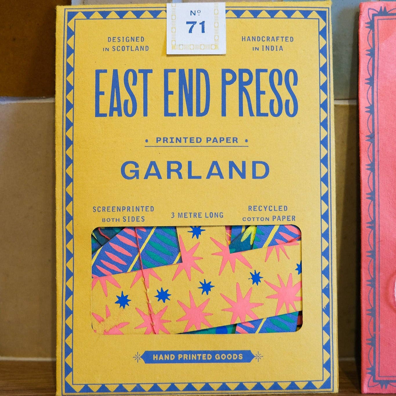 Bright Happy Birthday Sewn Garland