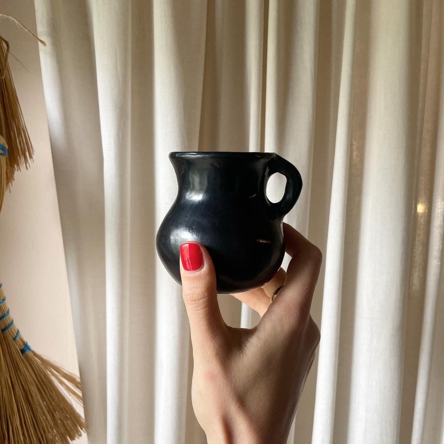 Oaxacan Black Clay Vessel
