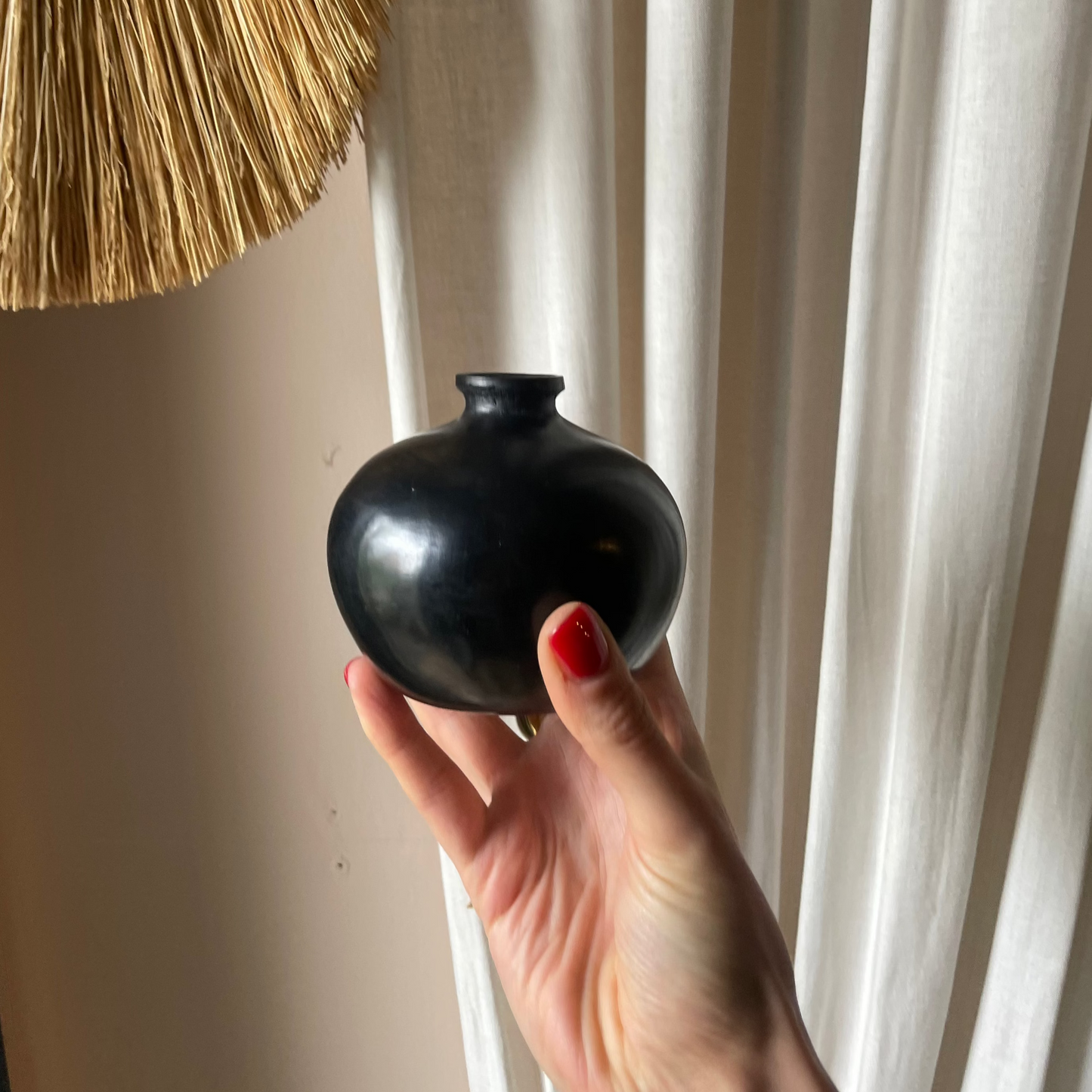 Oaxacan Black Clay Vessel