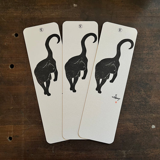 Japanese Black Cat Bookmark
