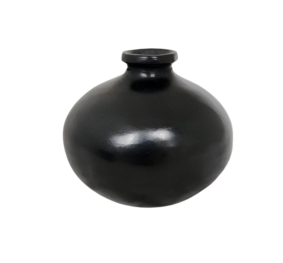 Oaxacan Black Clay Vessel