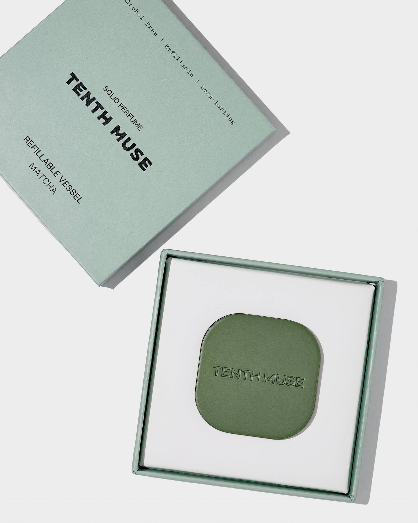 Tenth Muse Refillable Perfume Case in Matcha