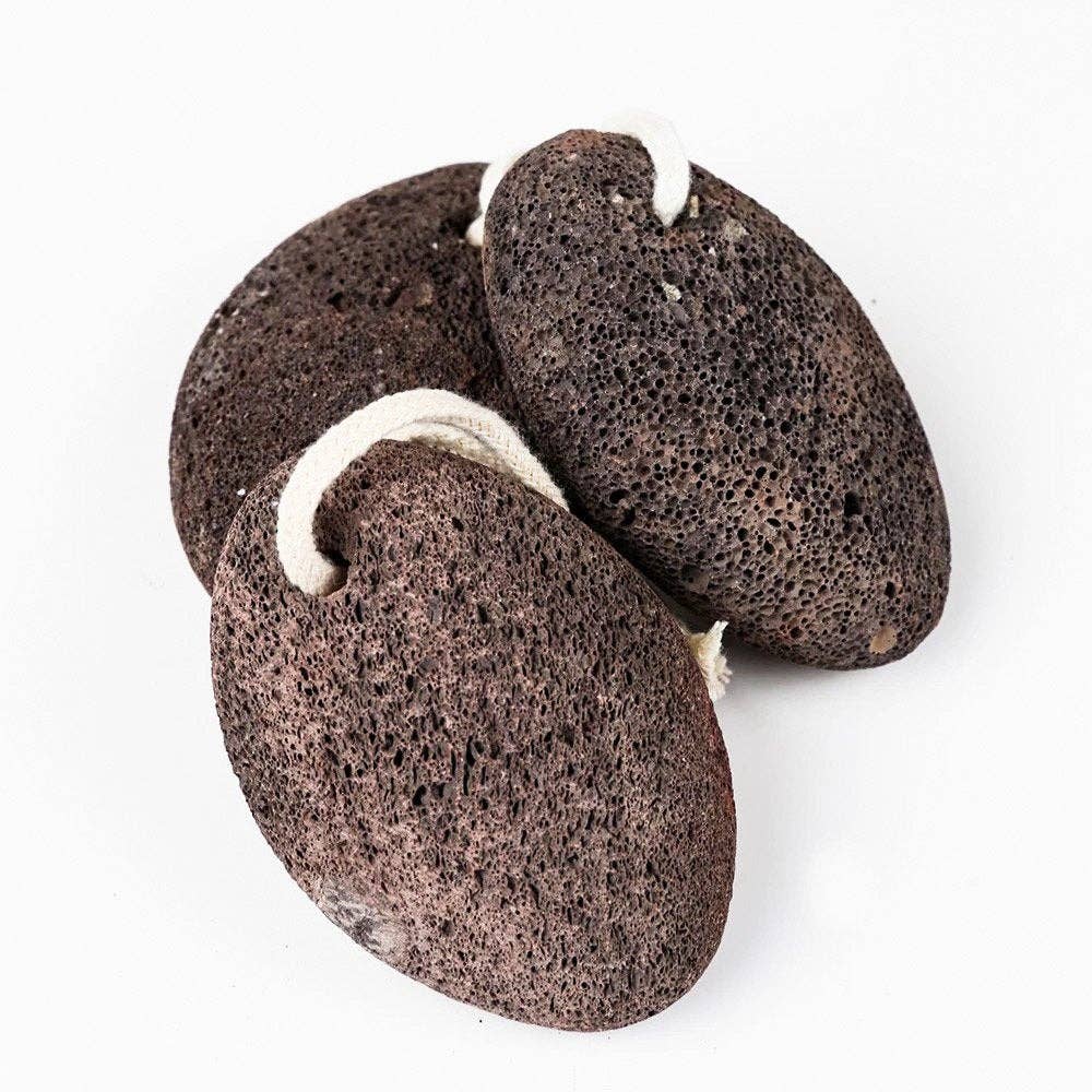 Close-up of textured pumice stone for callus removal