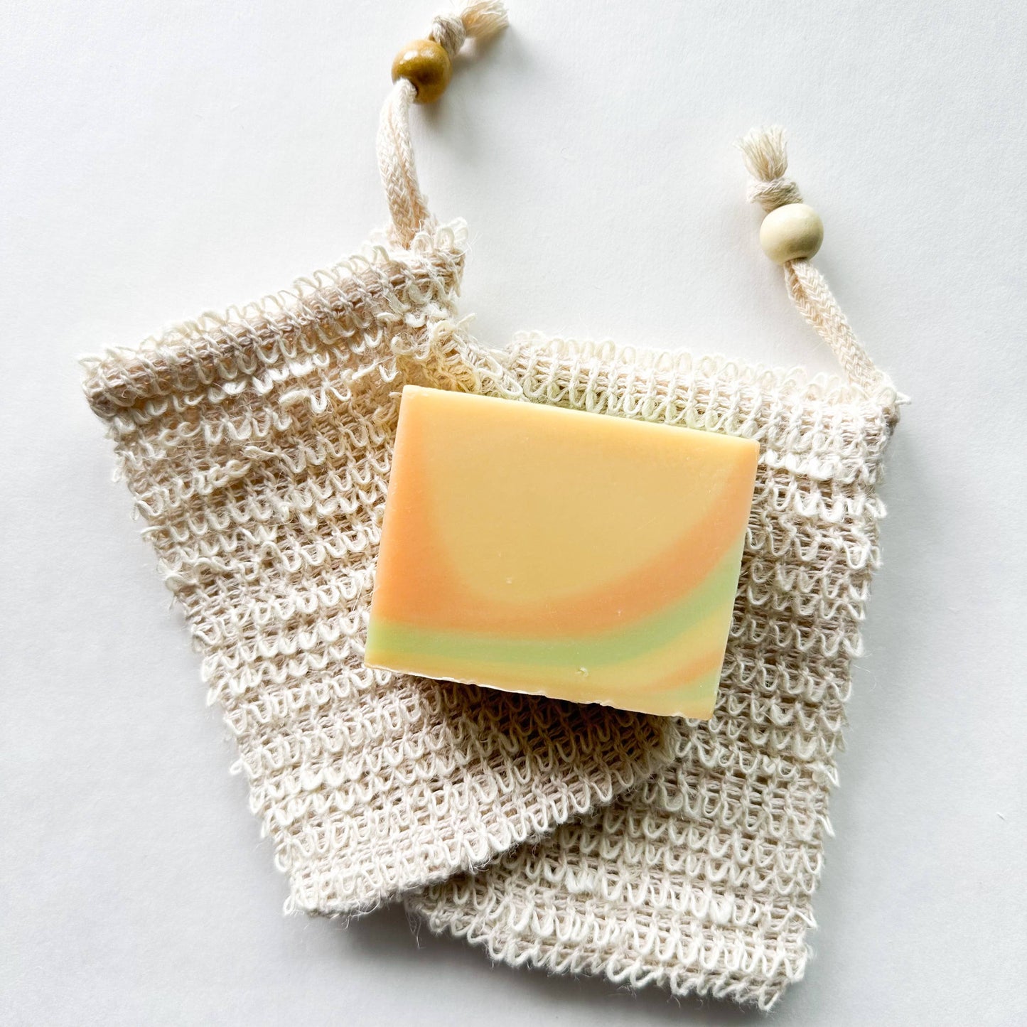 Soap bar with sisal bag