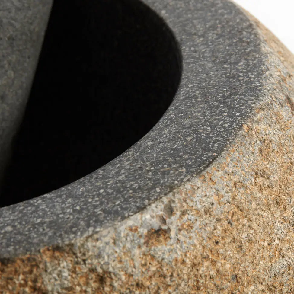 Mortar & Pestle - Indonesian Riverstone