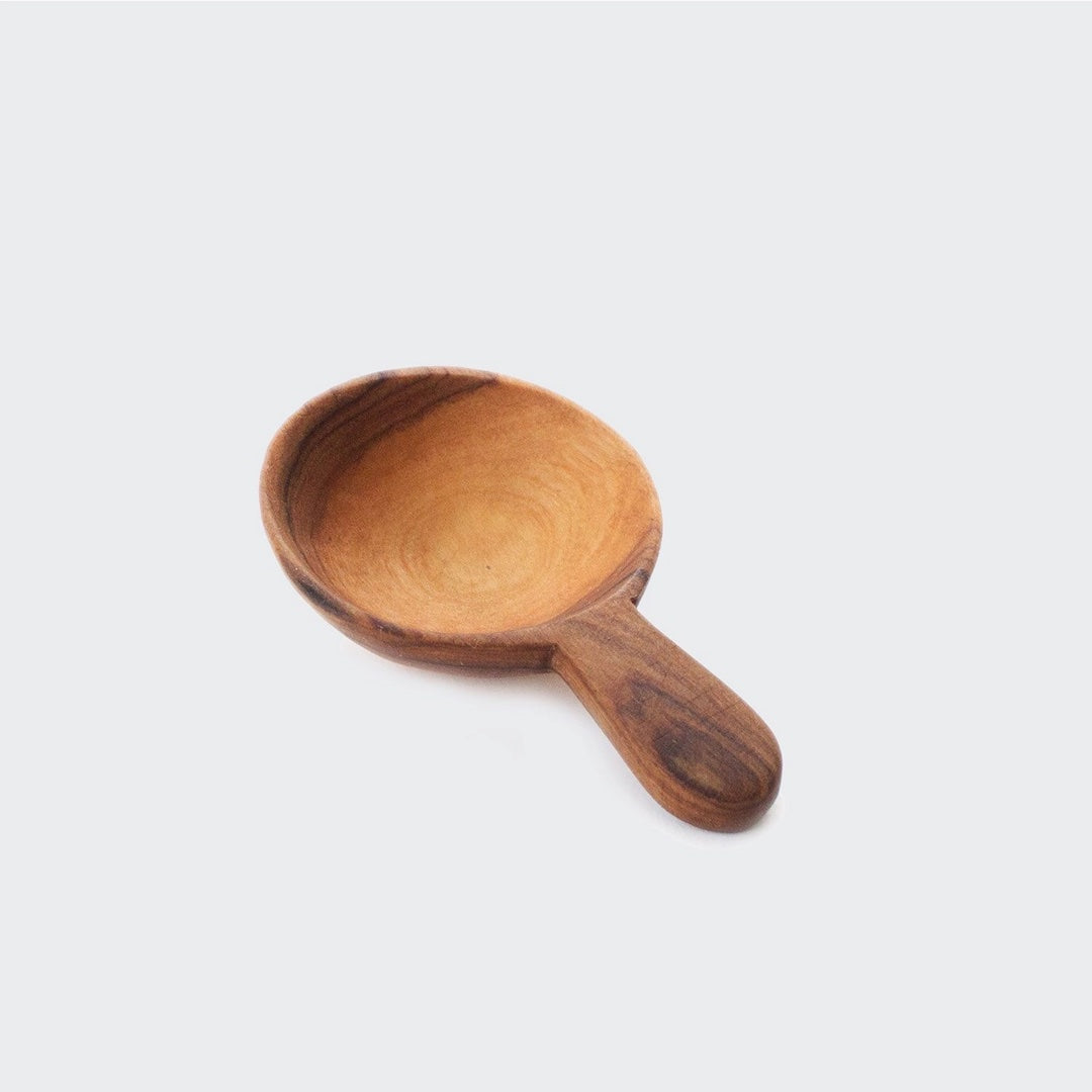 Olive Wood Short Handled Coffee Spoon