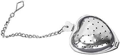 Heart-Shaped Stainless Steel Tea Strainer Infuser for Loose Leaf Teas