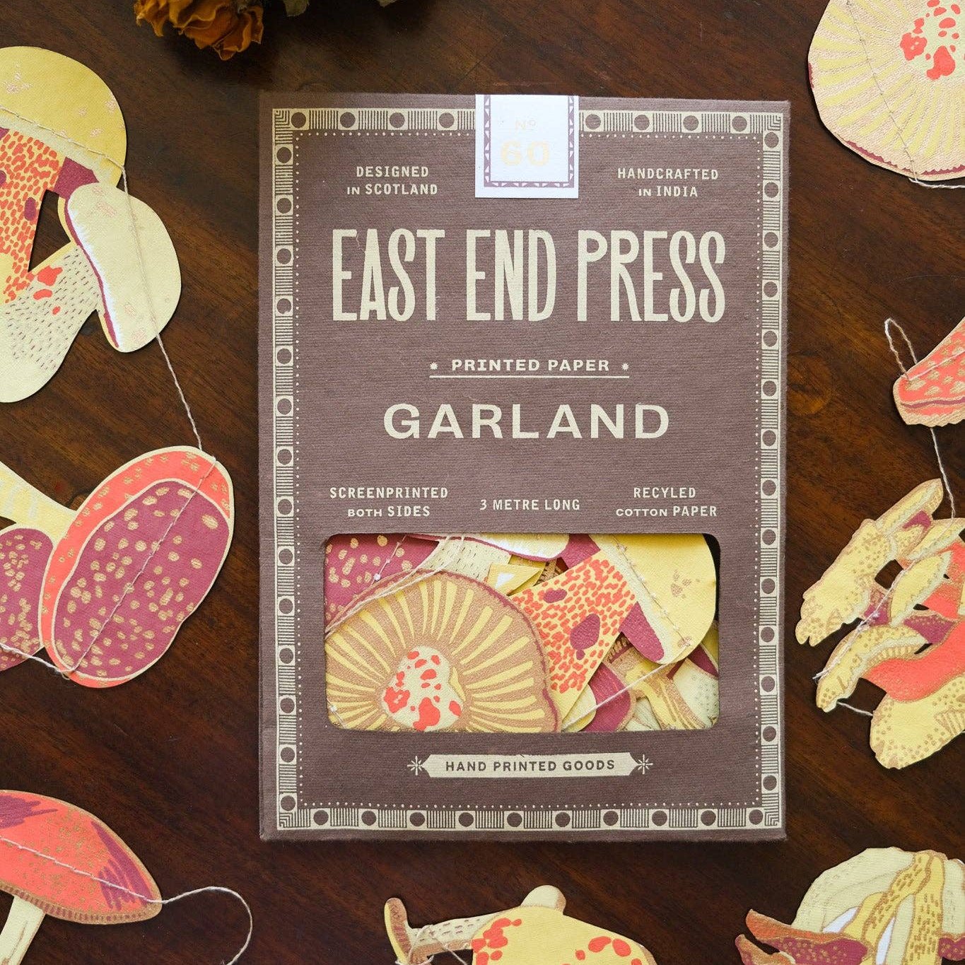 East End Press - Mushroom Sewn Garland