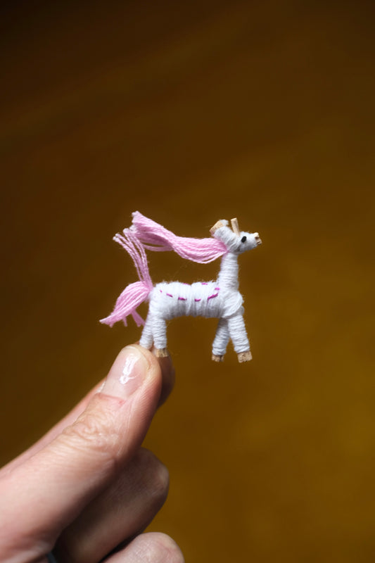 Mini Unicorn Worry Doll From Guatemala