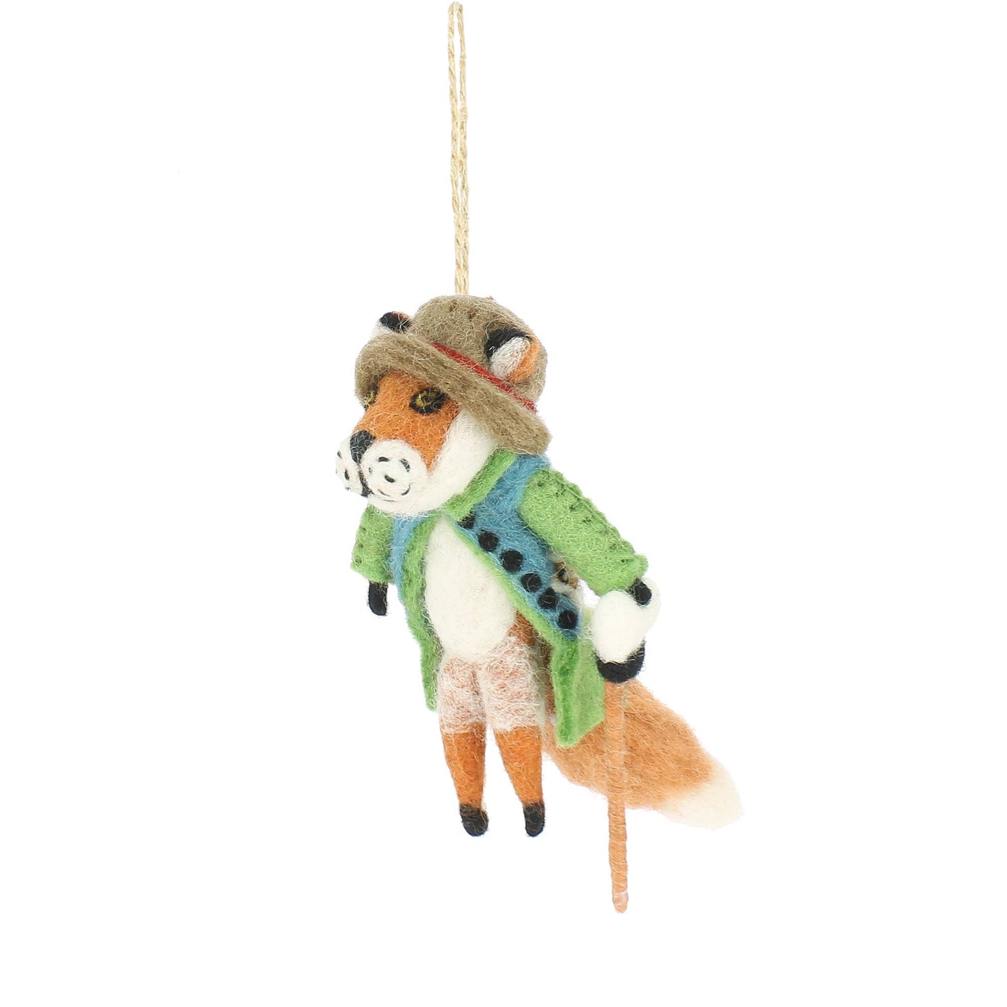 Forest Fox Hanging Christmas Decoration