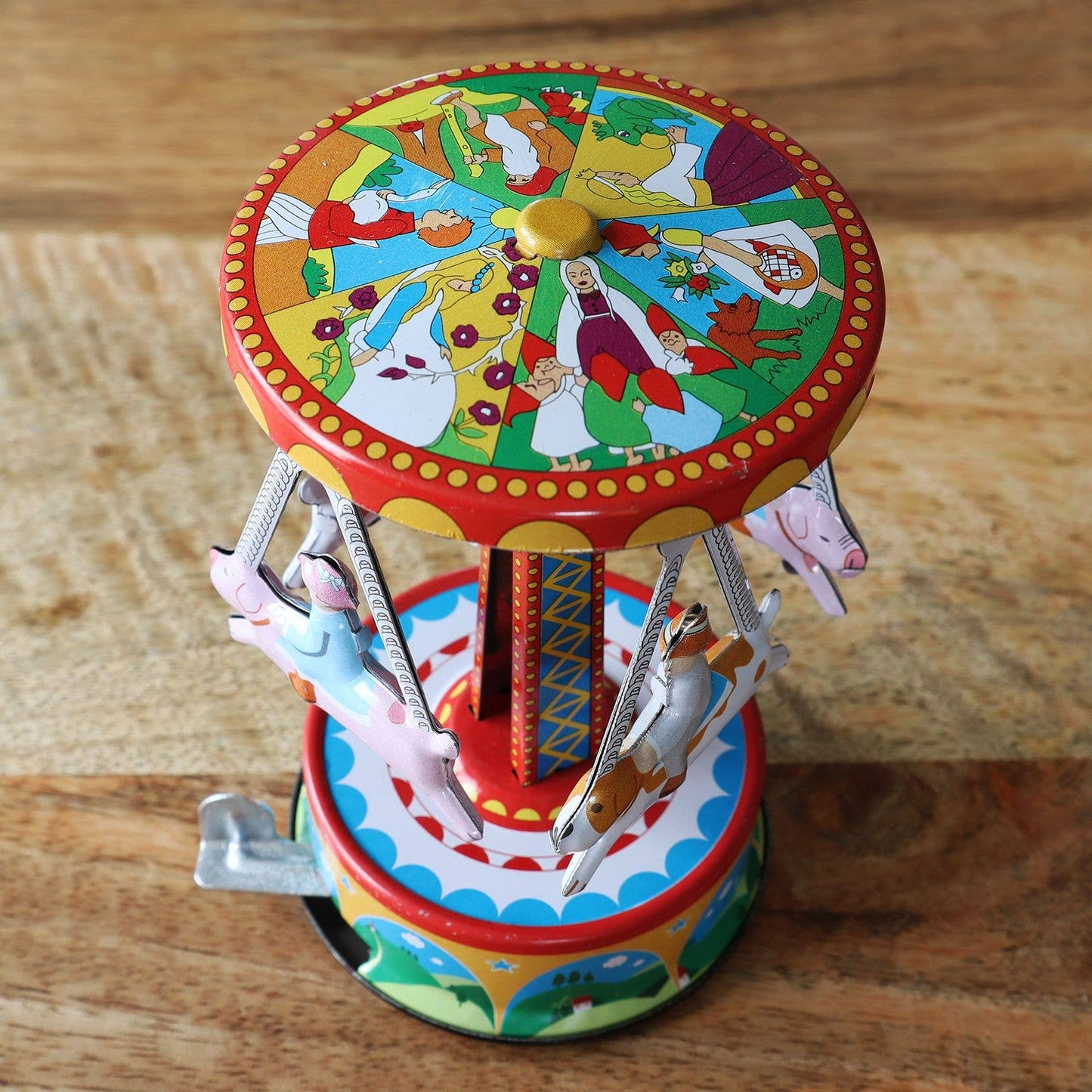 Pigs And Dogs Spinning Carousel Toy