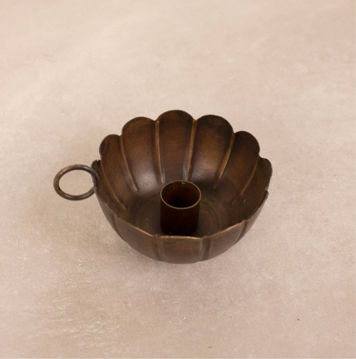 Scalloped Candle Holder