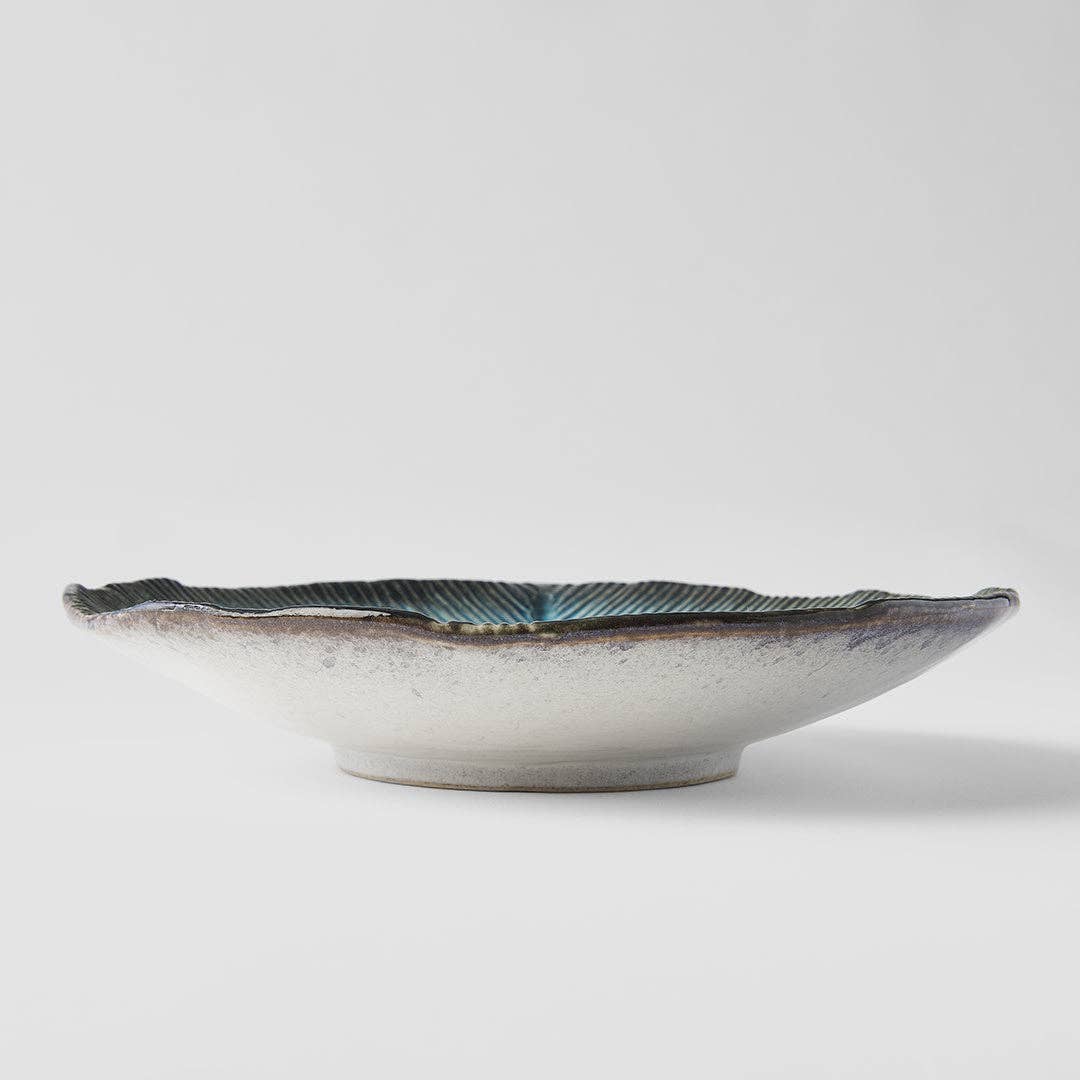 Sky Blue shallow bowl 25cm