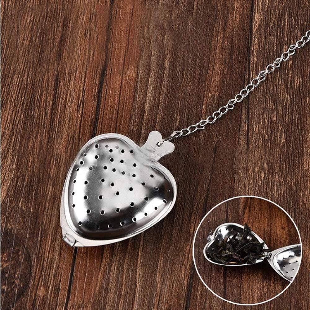 Heart-Shaped Stainless Steel Tea Strainer Infuser for Loose Leaf Teas