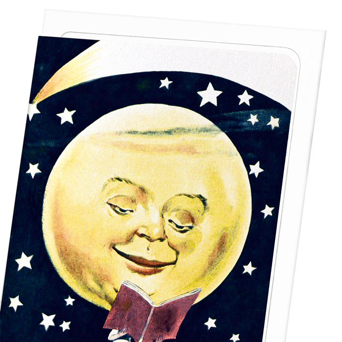 full moon greetings card