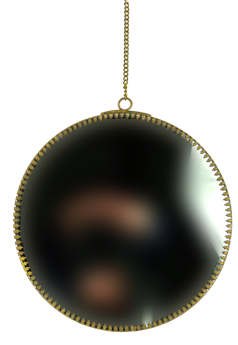 Round Hanging Mirror