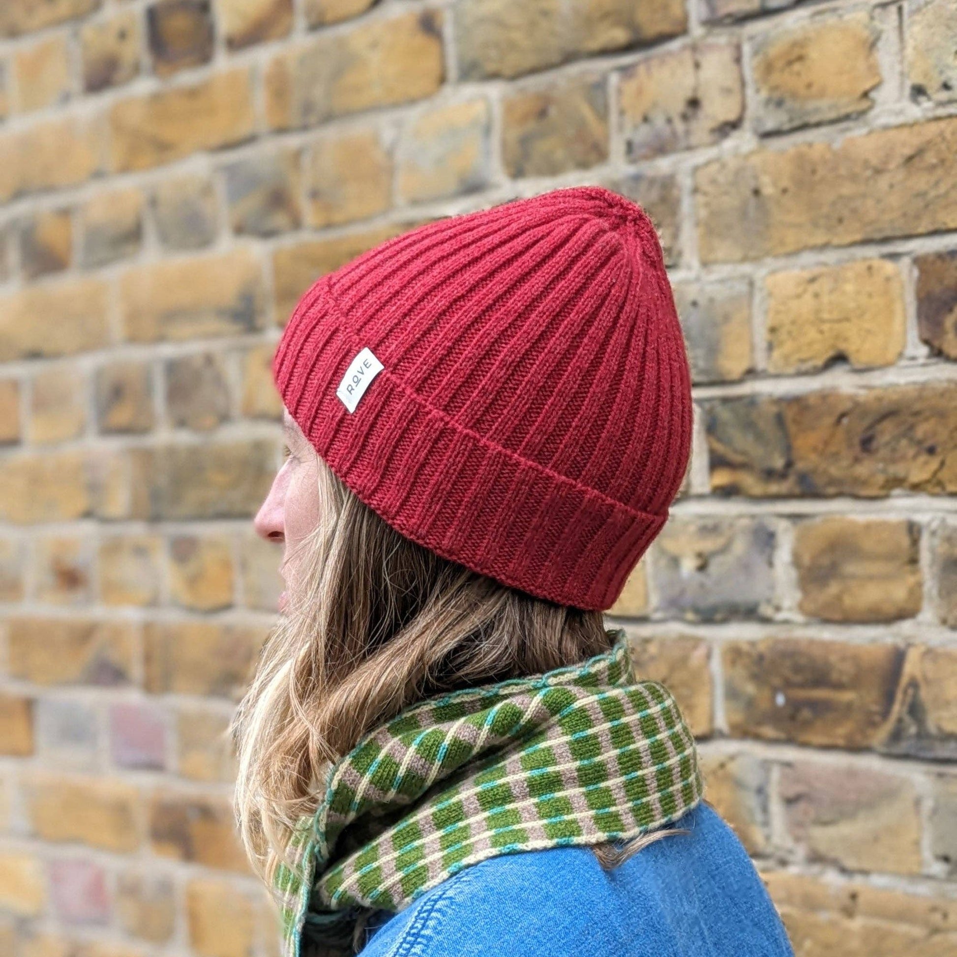 Red Wool Beanie