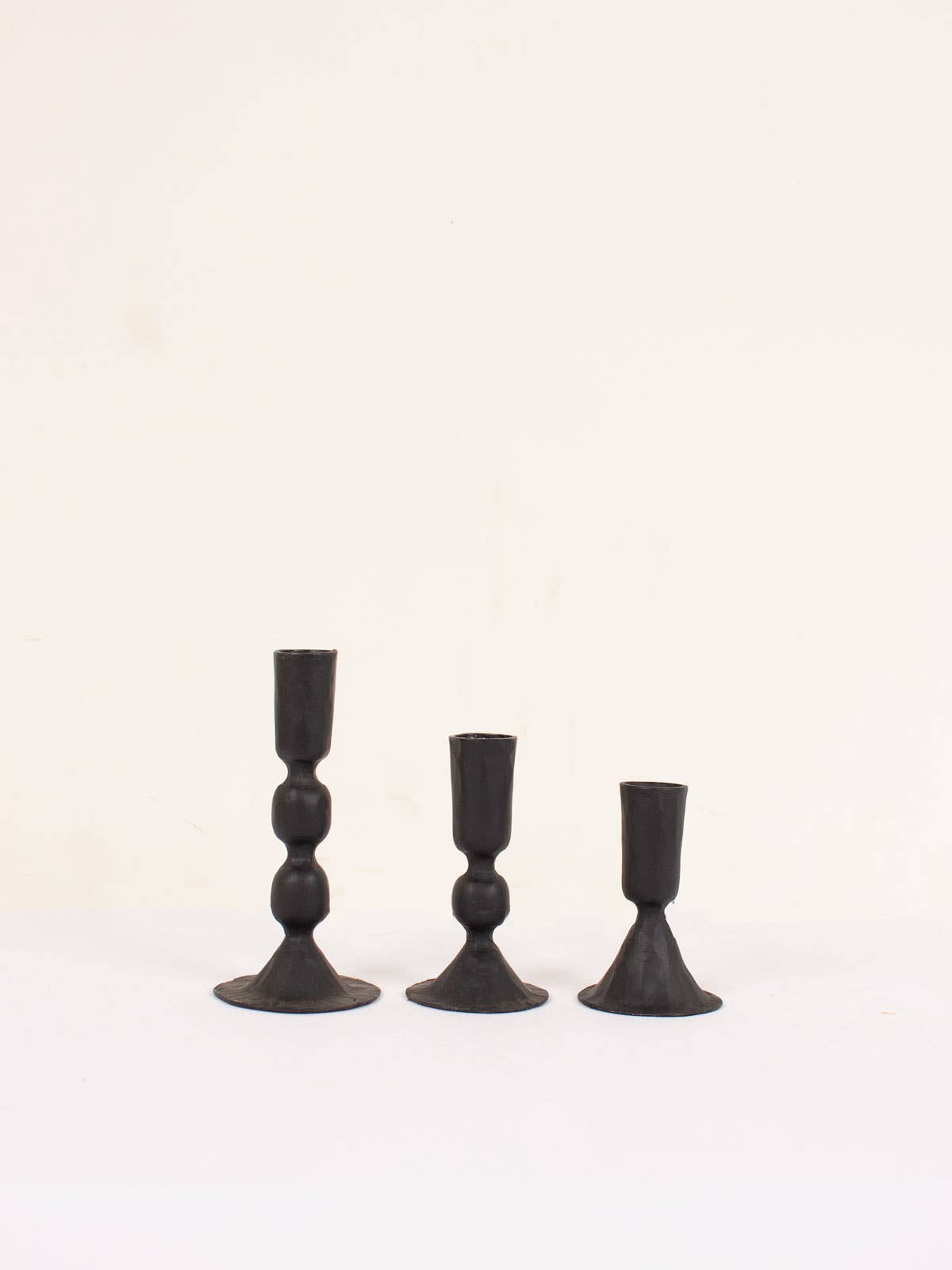 Small Black Candle Holder, Austen