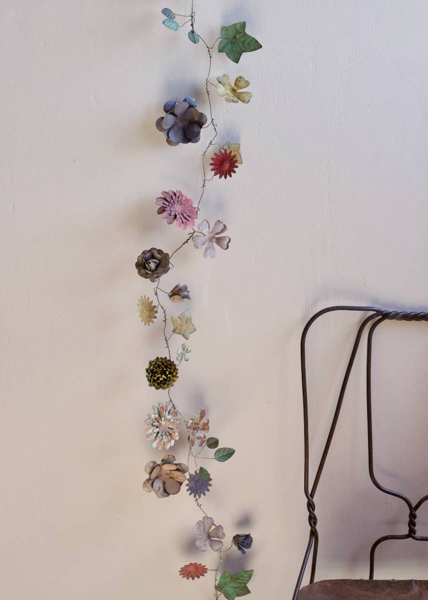 Whimsical Floral Garland