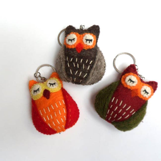 Owl Keyring