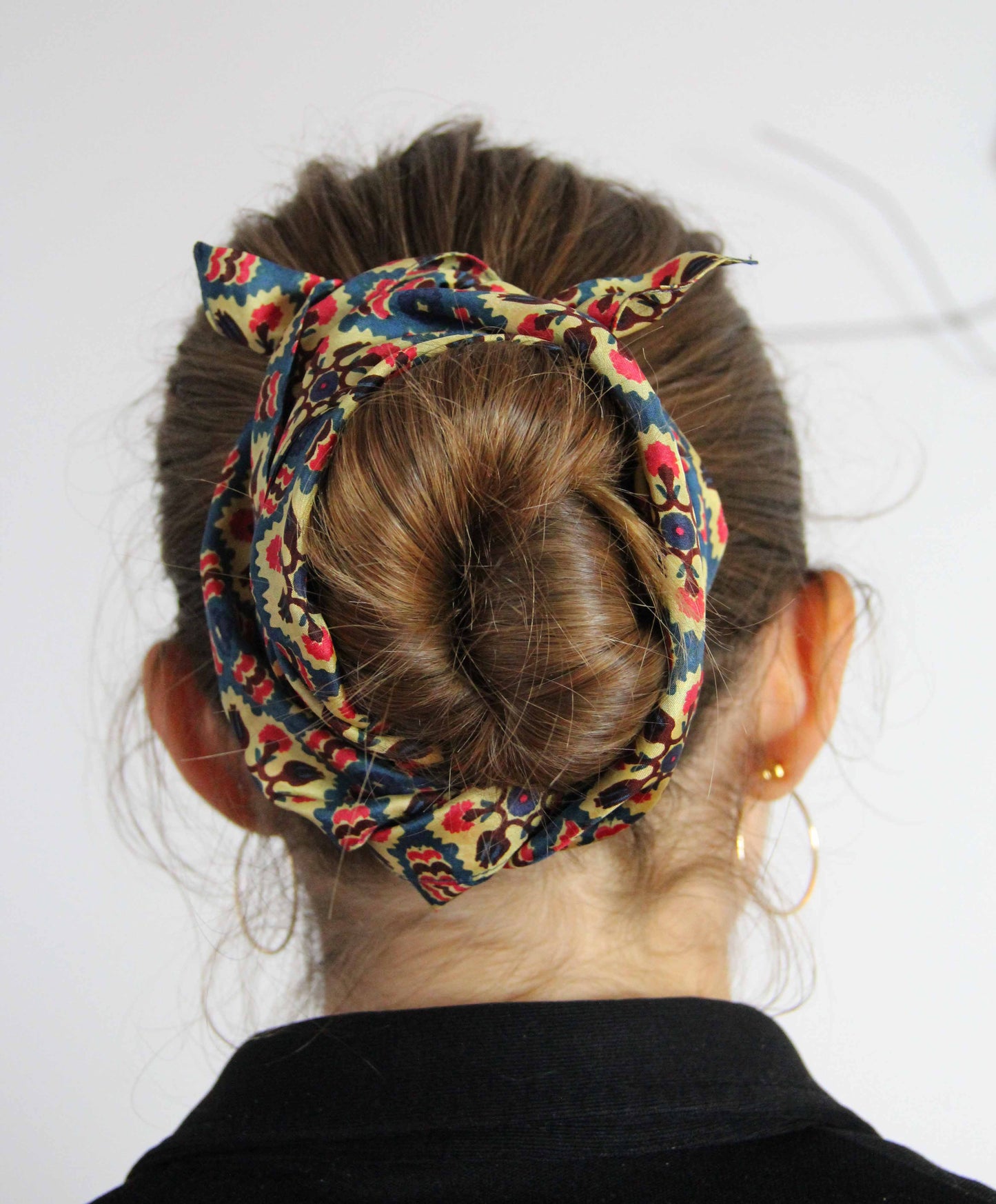 Marrakech Yellow Headband - 100% Silk