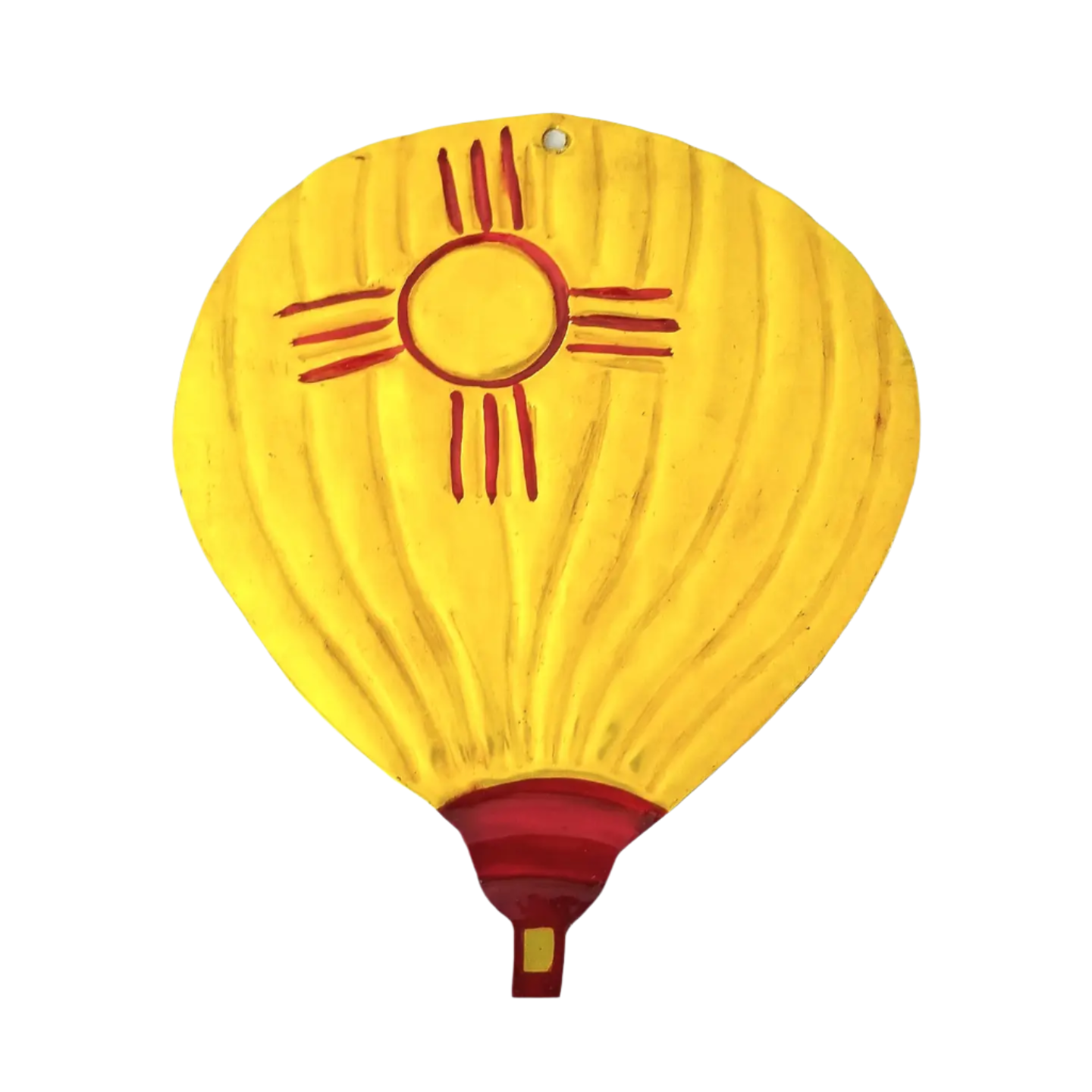 Mexican Tin Milagros - Zia Hot Air Balloon