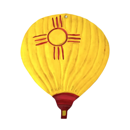 Mexican Tin Milagros - Zia Hot Air Balloon