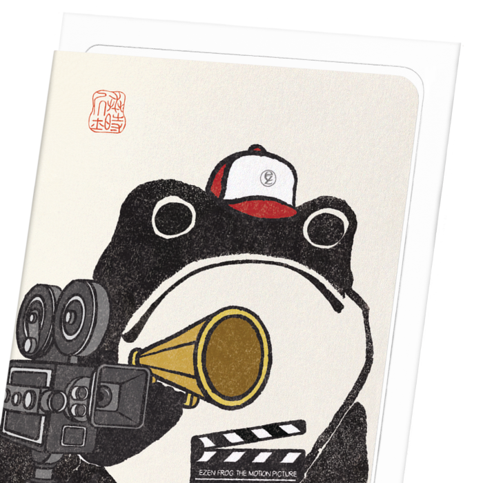 Film Director Hoji  Frog Greeting Card