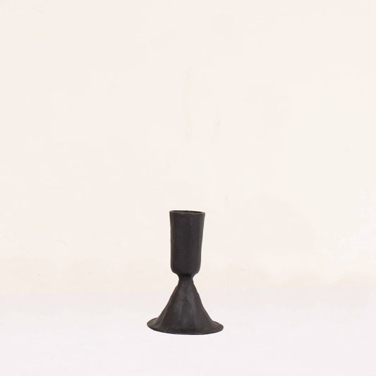 small iron candleholder