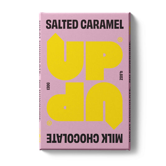 UP-UP Chocolate - Salted Caramel Milk Chocolate Bar