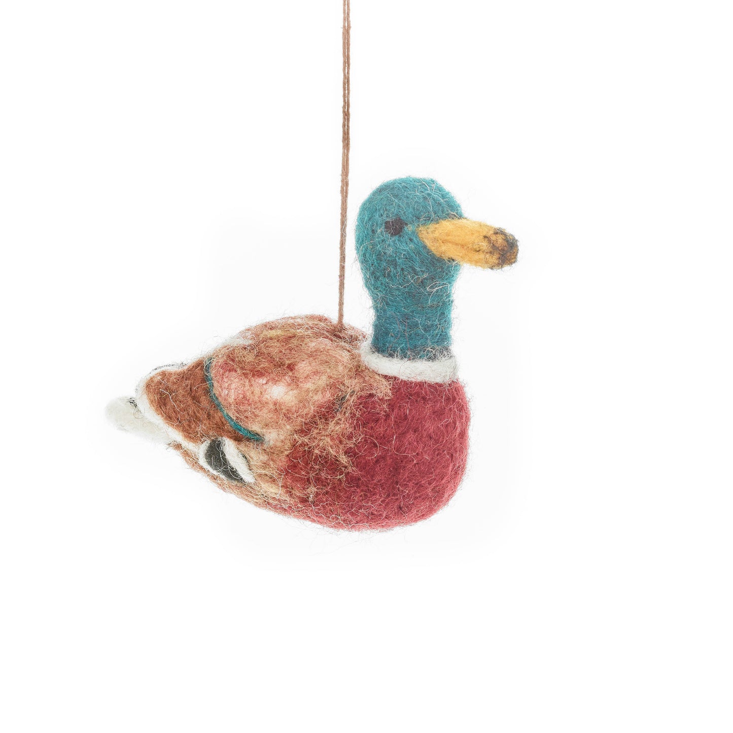 Duck felt xmas decoration