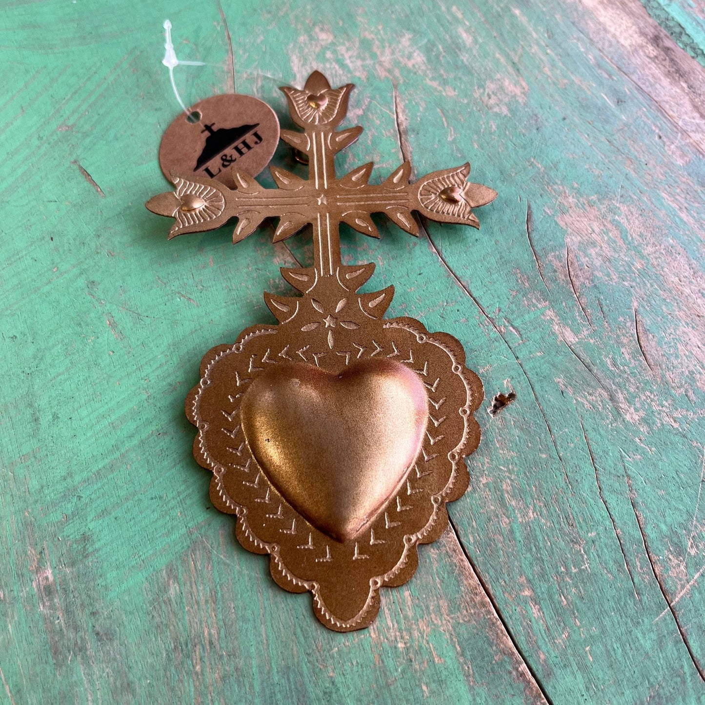 Cross My Heart Ornament