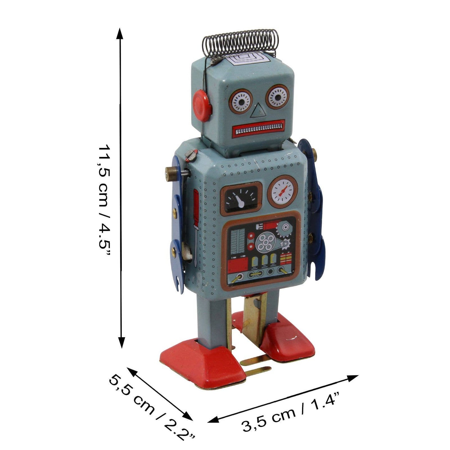 Rob Robot Sheet Metal Tin Wind-Up Toy