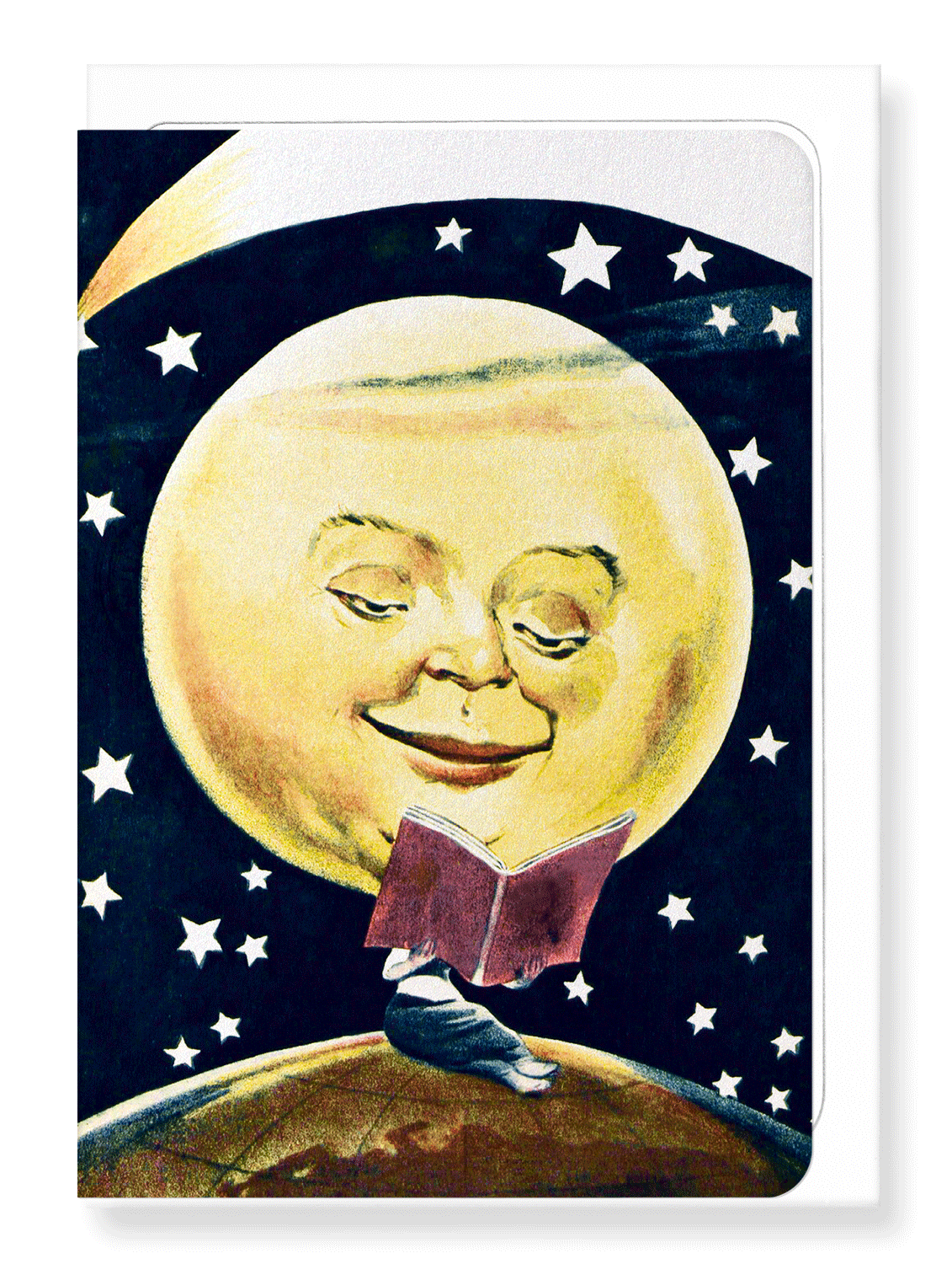 full moon greetings card