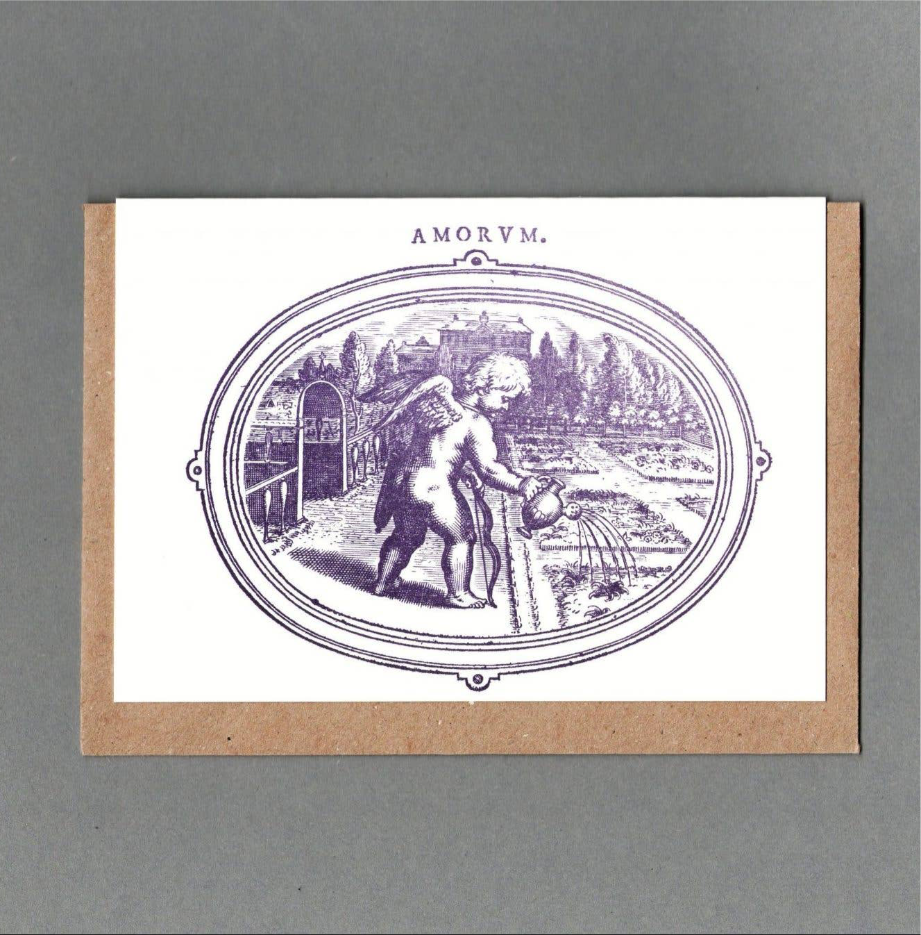 Amorum - Letterpress Greeting Card