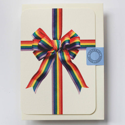 Canonbury Press - Rainbow Bow Notecard