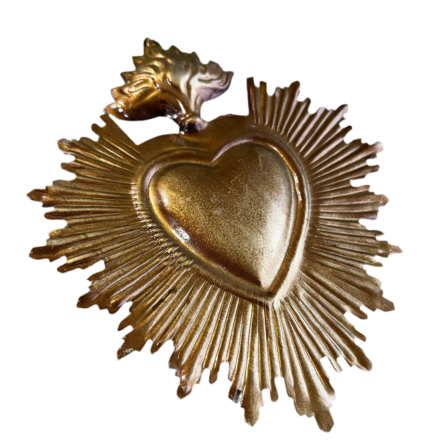 Small Rays Sacred Heart Milagros Hanging Ornament