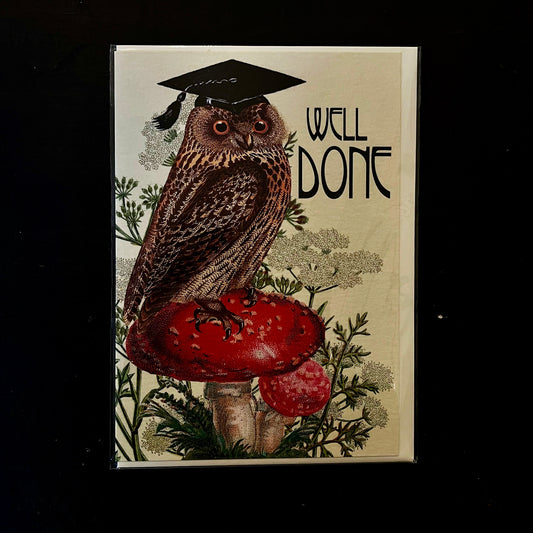 Congratulations card owl