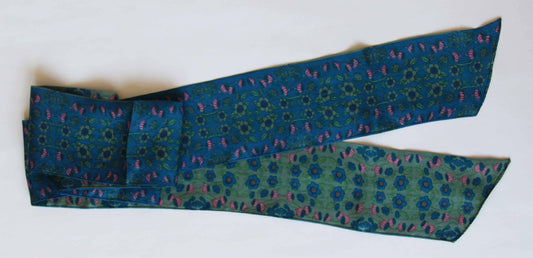Windsor Blue Headband - 100% Silk