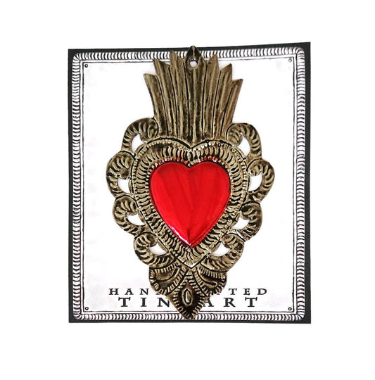 ornate heart milagros