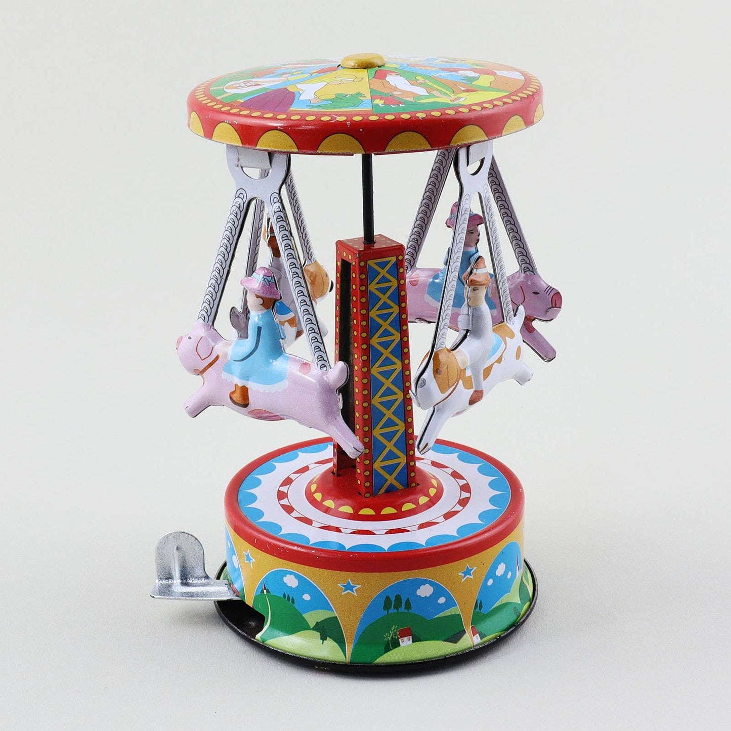 Pigs And Dogs Spinning Carousel Toy