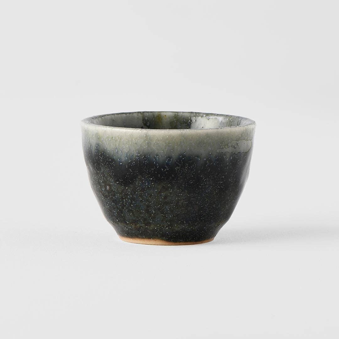 Dark Glaze Japanese Sake Cup