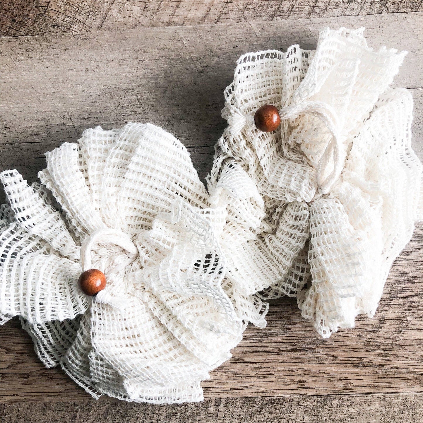 Natural Eco Bath Pouf
