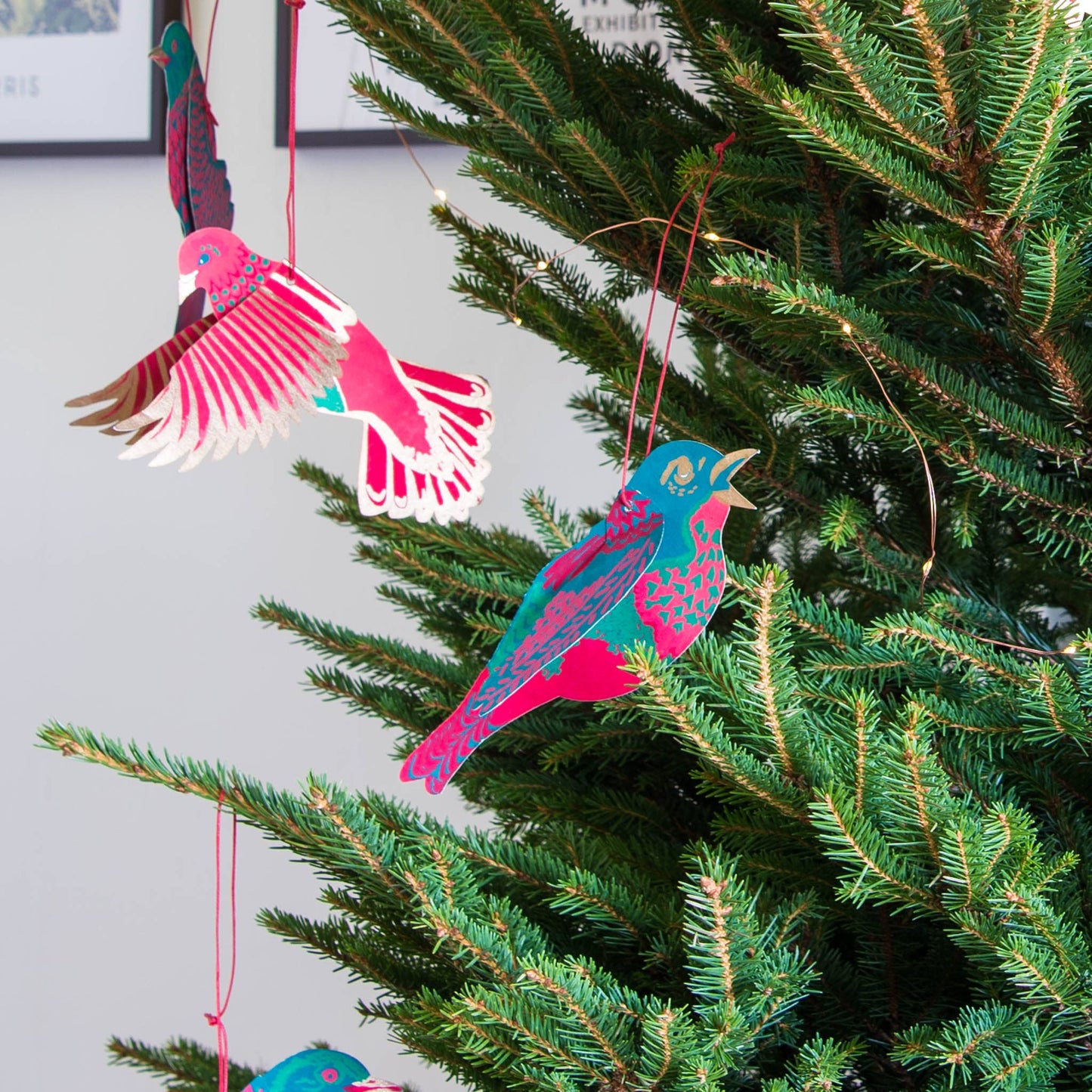 East End Press - Bird Paper Ornaments